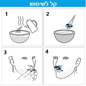 מכשיר נגד נחירות אופן שימוש