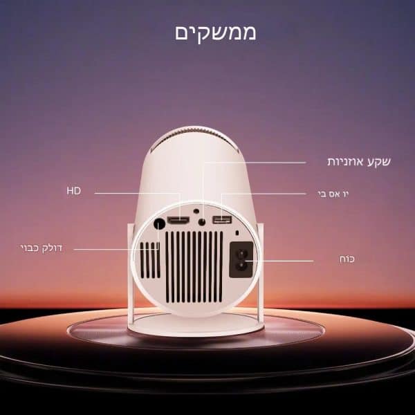 ⁦מקרן אנדרואיד עוצמתי⁩ – תמונה ⁦6⁩