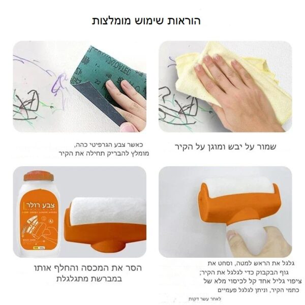 ⁦הפתרון לתיקוני צבע לקיר⁩ – תמונה ⁦2⁩