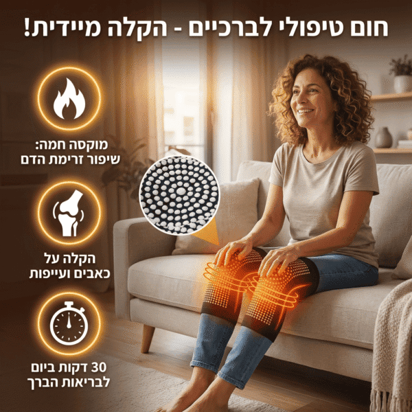 הדרך הנעימה לתמיכה בברכיים