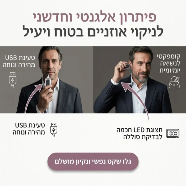 ⁦קוצץ מדויק למראה נקי ומטופח⁩ – תמונה ⁦5⁩